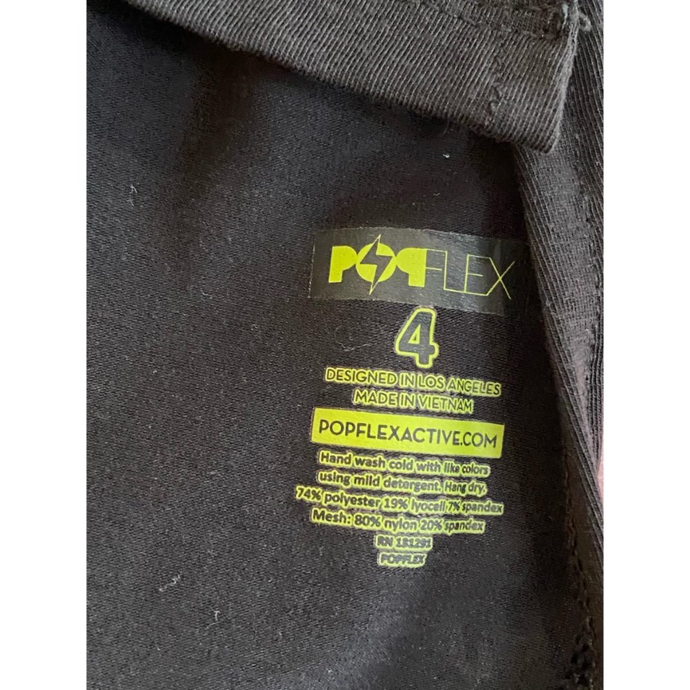 POPFLEX Black Mesh Tank Top - Picture 4 of 10